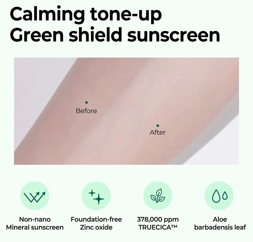 K Beautie: Truecica mineral calming suncream 50+ PA - - Somebymi