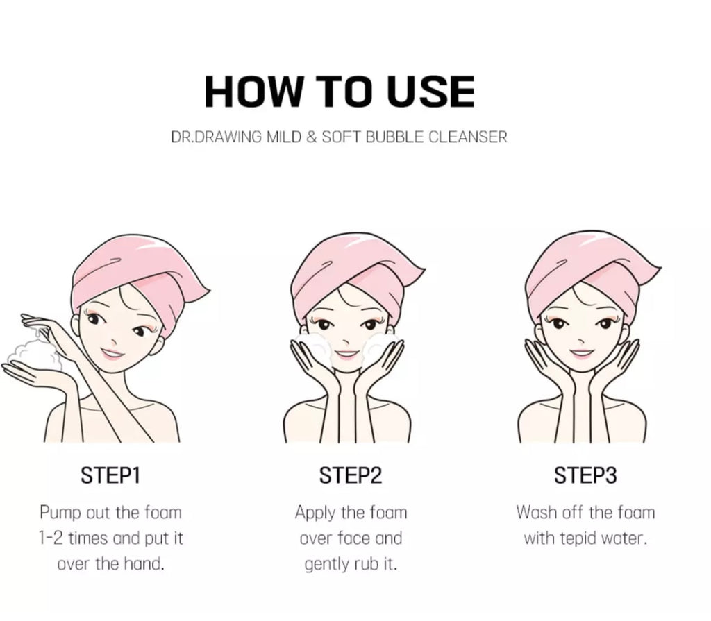 K Beautie: Dr Drawing Bubble Cleanser -  - Dr Drawing