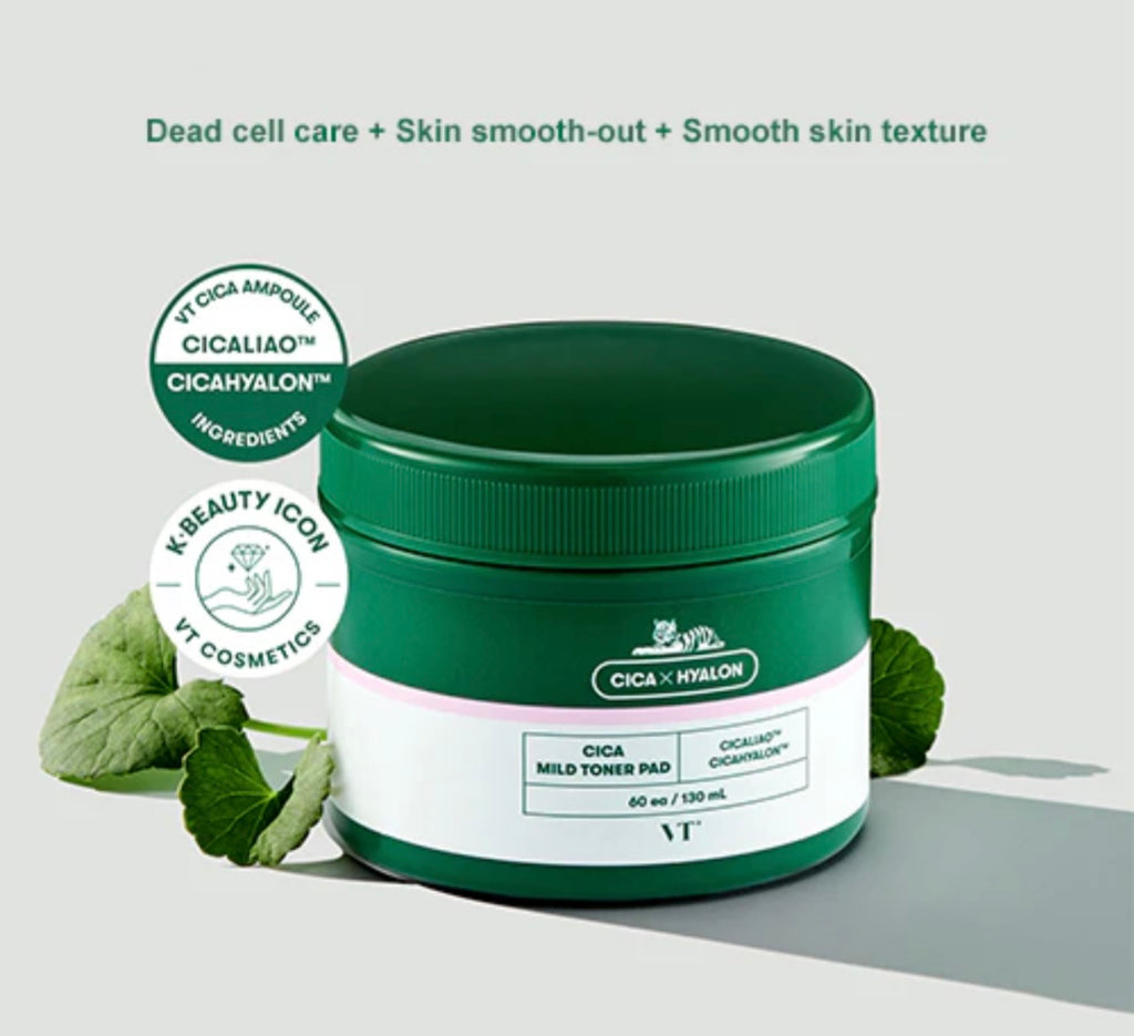 K Beautie: VT Cica Mild Toner Pad -  - VT