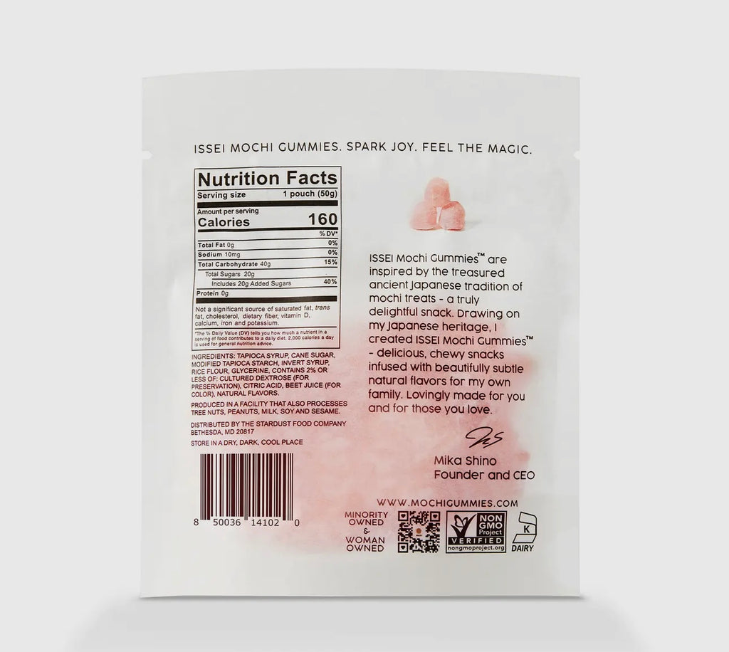 K Beautie: ISSEI PEACH MOCHI SNACK - Snacks - Issei