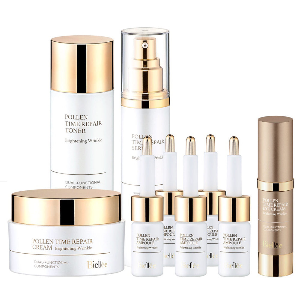 K Beautie: Biellee Pollen Brightening Wrinkle Time Repair Set - Treatment - Biellee